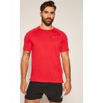 Przecenione Czerwone Koszulki sportowe męskie z krótkimi rękawami marki Under Armour w rozmiarze S 
