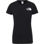 Czarne Koszulki damskie z długimi rękawami bawełniane marki The North Face 