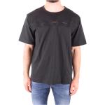 Czarne Koszulki męskie z krótkimi rękawami marki Diesel w rozmiarze L 