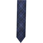 Niebieskie Krawaty męskie brokatowe marki HUGO BOSS BOSS w rozmiarze uniwersalnym 