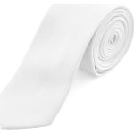 Białe Krawaty męskie eleganckie marki Trendhim 