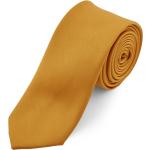 Żółte Krawaty męskie eleganckie marki Trendhim 