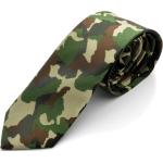 Wielokolorowe Krawaty męskie w stylu wojskowym 
