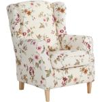Przecenione Różowe Fotele z motywem kwiatów w stylu retro marki Max Winzer 