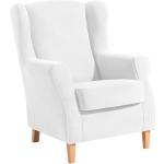 Przecenione Białe Fotele w stylu retro marki Max Winzer 
