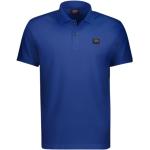 Niebieskie Koszulki polo bawełniane marki PAUL & SHARK w rozmiarze XL 