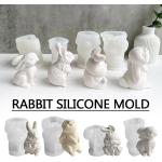 Formy silikonowe żaroodporne z motywem królików silikonowe 