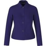 Fioletowe Krótkie kurtki damskie eleganckie marki Marc Cain w rozmiarze XL 