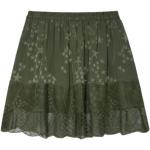 Khaki Krótkie spódnice damskie jedwabne marki Zadig & Voltaire w rozmiarze S 