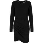 Czarne Sukienki na zamek damskie z ozdobnym strasem mini marki Silvian Heach w rozmiarze L 