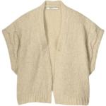 Beżowe Krótkie swetry eleganckie marki Summum Woman w rozmiarze M 