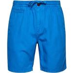 Niebieskie Krótkie spodnie męskie marki Superdry w rozmiarze XL 