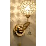 Złote Kinkiety & Lampy ścienne w nowoczesnym stylu metalowe - gwint żarówki: G9 