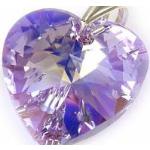 Kryształy Duży Wisiorek Kryształ 28Mm Violet