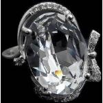 Kryształy Przepiękny Pierścionek Crystal Srebro