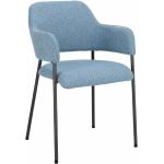 Niebieskie Krzesła do jadalni w nowoczesnym stylu 