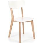 Szare Krzesła stylowe w nowoczesnym stylu drewniane marki ELIOR 