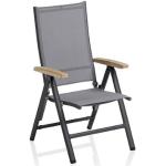 Srebrne Krzesła ogrodowe aluminiowe marki Kettler 