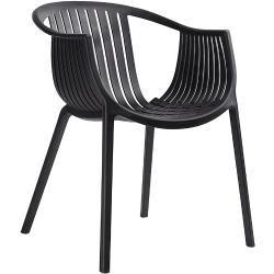 Krzesło ogrodowe Korente - czarne