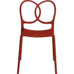 Czerwone Krzesła ogrodowe marki Driade 
