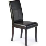 Brązowe Krzesła do jadalni tapicerowane w nowoczesnym stylu drewniane marki Profeos.eu 