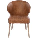 Krzesło do jadalni Vermont brązowe 55x63,5x81 cm Miloo Home