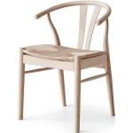 Krzesła stylowe woskowane plecione z litego drewna 