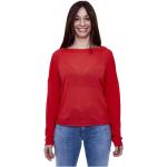 Czerwone Bluzki z długim rękawem damskie z długimi rękawami eleganckie marki MANILA GRACE w rozmiarze S 