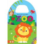 Zielone Harmonijki zabawkowe z motywem zwierząt o tematyce zoo 