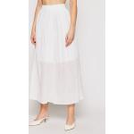 Przecenione Białe Spodnie typu culottes damskie marki MARELLA w rozmiarze L 