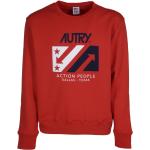 Czerwone Bluzy z nadrukiem w stylu casual bawełniane marki Autry w rozmiarze S 