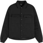 Czarne Koszule męskie pikowane w stylu minimal nylonowe na wiosnę marki Represent w rozmiarze XL 