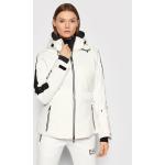 Przecenione Białe Kurtki narciarskie damskie marki Emporio Armani w rozmiarze XL 