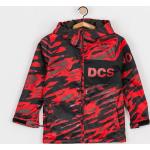 Przecenione Czerwone Kurtki snowboardowe dziecięce z kieszenią wewnętrzną z poliestru marki DC Shoes 