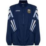 Niebieskie Kurtki sportowe gładkie eleganckie marki adidas w rozmiarze M Argentyński Związek Piłki Nożnej 