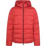 Czerwone Wodoodporne Kurtki zimowe męskie eleganckie marki Ecoalf w rozmiarze XL 