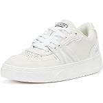 Białe Sneakersy sznurowane damskie sportowe na jesień marki Lacoste w rozmiarze 35,5 