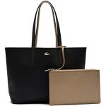 Czarne Shopper bags damskie marki Lacoste Concept 