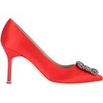 Czerwone Buty ślubne damskie marki Manolo Blahnik w rozmiarze 40 