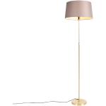 Przecenione Taupe Lampy z regulacją wysokości marki Qazqa - gwint żarówki: E27 