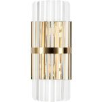 Złote Kinkiety & Lampy ścienne w nowoczesnym stylu stalowe - gwint żarówki: E14 