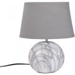 Przecenione Szare Lampy stołowe na podstawie ceramiczne marki interstil interior - gwint żarówki: E14 