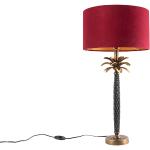 Przecenione Czerwone Lampy stołowe z kloszem aluminiowe marki Qazqa - gwint żarówki: E27 