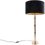 Przecenione Czarne Lampy stołowe z kloszem marki Qazqa - gwint żarówki: E27 
