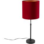 Przecenione Czerwone Lampy stołowe z kloszem romantyczne marki Qazqa - gwint żarówki: E27 