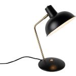 Przecenione Czarne Lampy stołowe z kloszem w stylu retro marki Qazqa - gwint żarówki: E14 