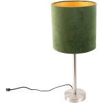 Przecenione Zielone Lampy stołowe z kloszem marki Qazqa - gwint żarówki: E27 