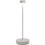 Białe Lampy stołowe z kloszem w nowoczesnym stylu 
