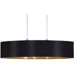 Czarne Lampy wiszące w nowoczesnym stylu stalowe marki Eglo - gwint żarówki: E27 