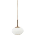 Lampa wisząca Opal 22 cm biała